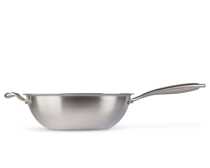 WOK – Stir fry Pan ∅ 30 cm - Pure TITANIUM Cooking Surface