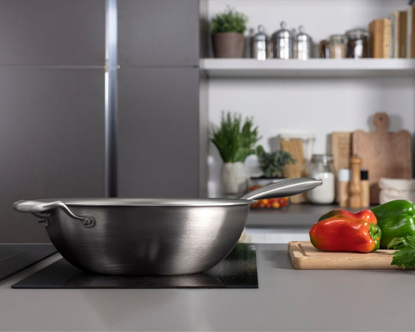 Wok Saltapasta ∅ 30 cm - Superficie di cottura di puro titanio
